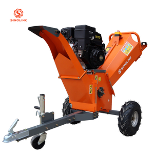 CE certificated ATV 15HP Gasoline 120mm wood chipper Shredder for garden tree shredders machine china wood chipper 