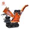 tracked crawler multifunctional chipper wood branch chipper shredder sale chiper
