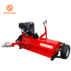 Gasoline powered Quda Flail mower in China hot sale heady-duty hammer blades ATV Flail mower for garden use ATV Flail Mower