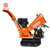 tracked crawler multifunctional chipper wood branch chipper shredder sale chiper