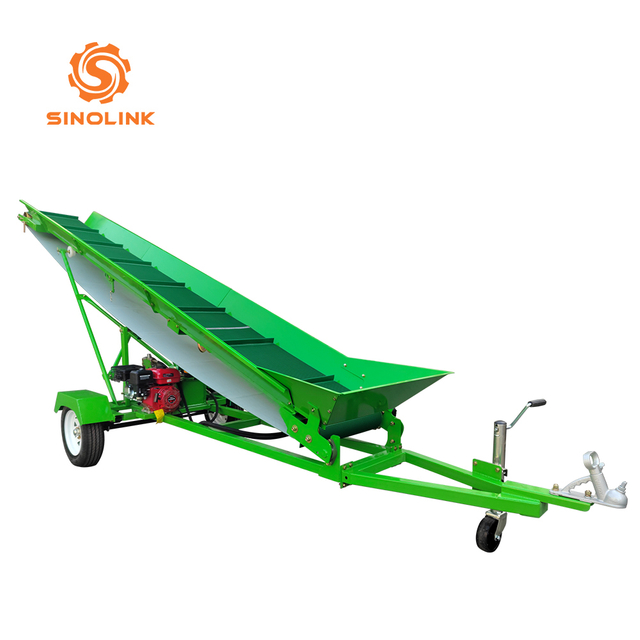 2024 new design firewood log conveyor belt with itself hydraulic system